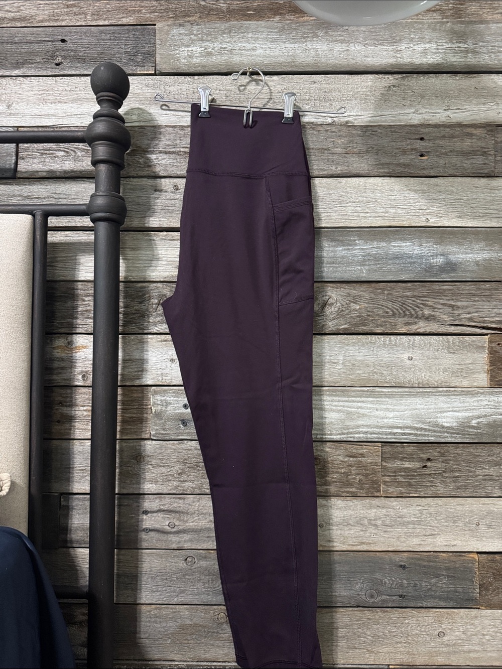 RBX Women's High-Waist Purple Leggings
